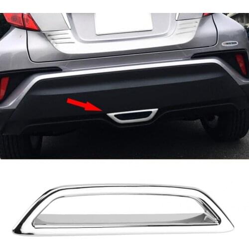 Car Rear Brake Light Trim Tail Lamp Cover Frame Fit For Toyota C-HR CHR 2018 car Styling accessories