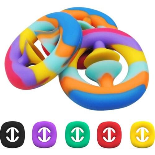 Anti Stress Finger Hand Grip Stress Reliever Fidget Toy Adult Child Simple Dimple Stress Toys Decompression Dropshipping