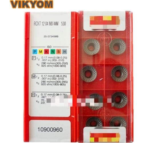 Free Shipping Carbide Inserts RCKT-10T3MO-WM 530 CNC Inserts Plates Lathe Cutter Turning Tools