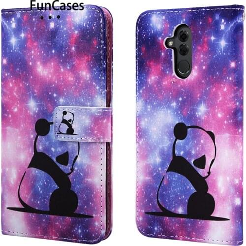 Animal Back Covers For telefon Huawei Mate 20 Lite Flip Wallet Case Book sFor Cove Huawei Ascend phone case Maimang 7 Back Cover
