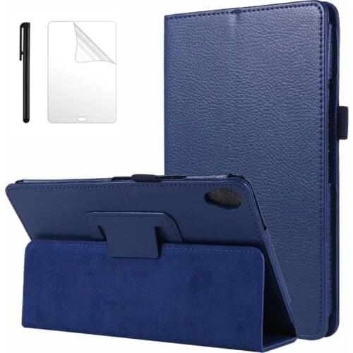 Litch PU Leather Case For Lenovo Tab M8 TB-8505F TB-8505X 8.0 inch Tablet Cover for M8 FHD TB-8705F 2020 Tablet Case +FilmGift