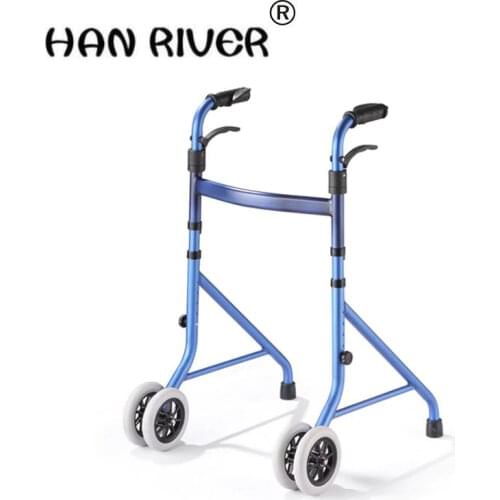 HANRIVER 2018 The new type of home - type elderly light fold-folding aid for walking walkers with wheelchairs and wheelchairs