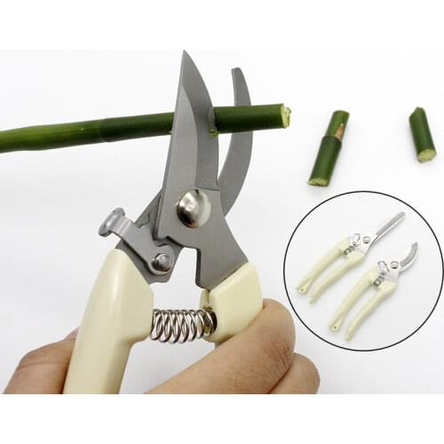 Tools 17cm Pruner Tree Cutter Gardening Pruning Shear Scissor Stainless Steel Cutting Tools Set Home Tools Anti-slip