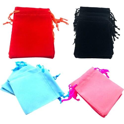 Lot of 50pcs Jewelry Pouch Gift Bag with Drawstring Drawstring Bag in