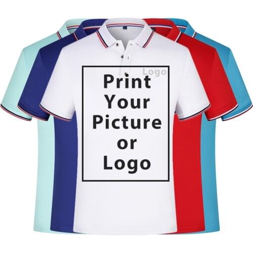 Custom Uniform Company Group Team Shirt Print Photo/Logo Unisex Solid Color Short Sleeve O neck Shirts For Women and Men