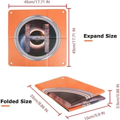 PU material Portable Foldable Landing Pad Square Drone Parking Apron Pad for DJI Mavic Mini Air 2S FPV Accessories RCSTQ