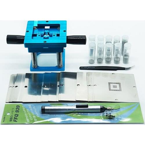 BGA fixtures 90x90 Reballing Station Reballing Bga Sik tin template for Laptop Gameconsole Help solder paste