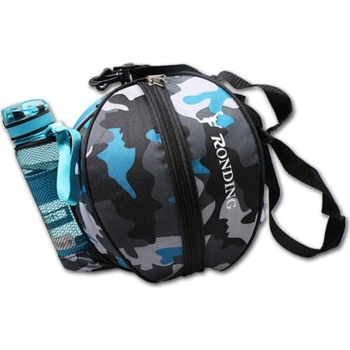 Outdoor Sports Shoulder Soccer Ball Bags Training Equipment Storage Mesh Side Two-way Open Ball Bag Volleyball Basketball