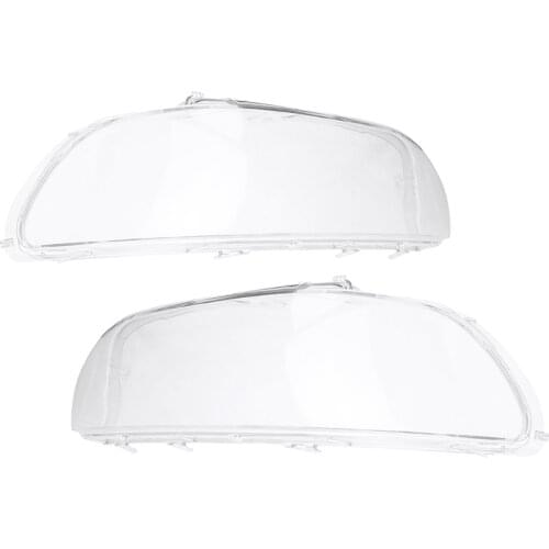 1 Pair Shell Headlight Cover Headlight Glass Lens For BMW E39 Facelift 1996 - 2000 2001 2002 2003 63128375301 63128375302