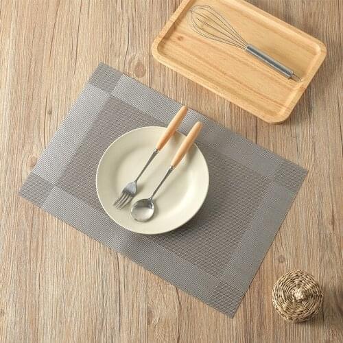 1 piece European-style Western Cushion Wash-free Anti-skid Pvc Bowl Table