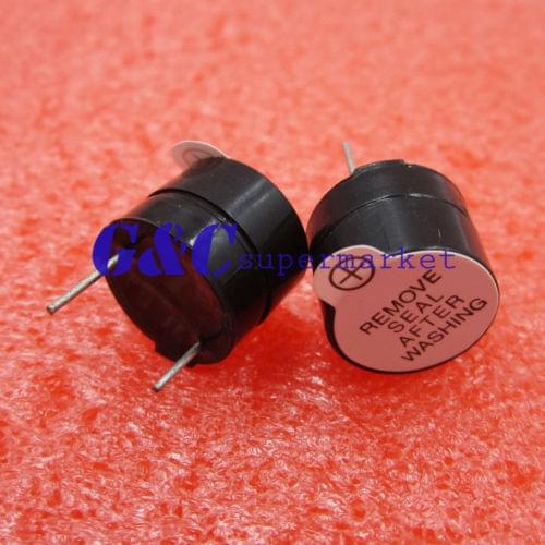 10PCS 12V Active Buzzer Magnetic Long Continous Beep Tone Alarm Ringer 12MM