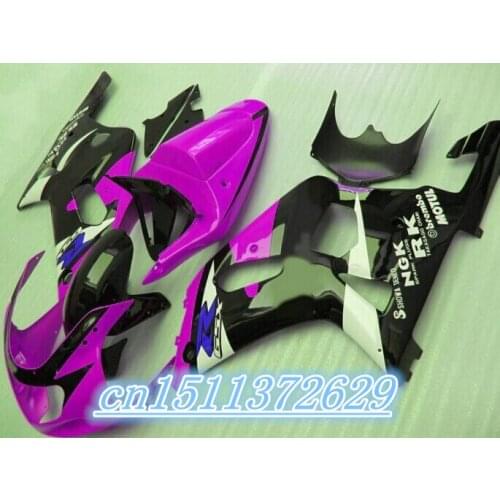 100%Fit Purple Flame Fairing for SUZUKI 2001 2003 GSXR600 750 01 02 03 GSXR600 GSXR750 K1 01 02 03 GSXR 600 750 Fairings kit
