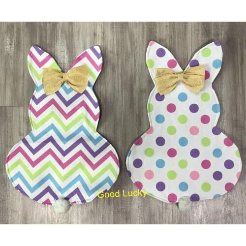 100pcs/lot good quality easter chevron garden flag canvas monogram personalize yard decoration flags