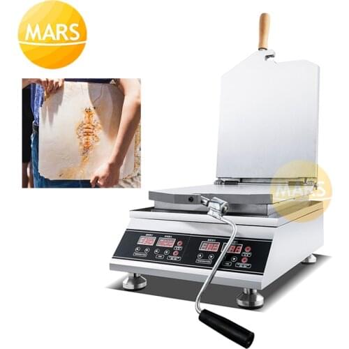 Japanese Freshly Made Prawn Tako Senbei Maker Machine Octopus shrimp Seafood In A Piece Rice Crackers Baker Pancake Grill