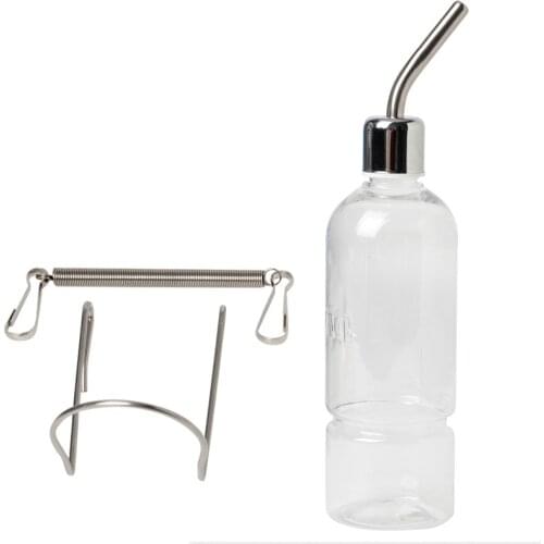 1PC 350ml Pet Rat Water Drinking Bottle Hamster Rabbit Dispenser Cylindrical Feeder -Y102