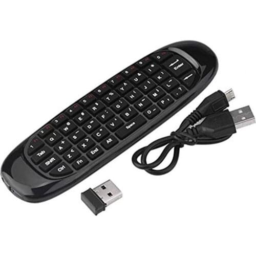 C120 Multi-Language Version Wireless Air Mouse Mini Keyboard Mouse Somatosensory Gyroscope Double-Sided Remote Control