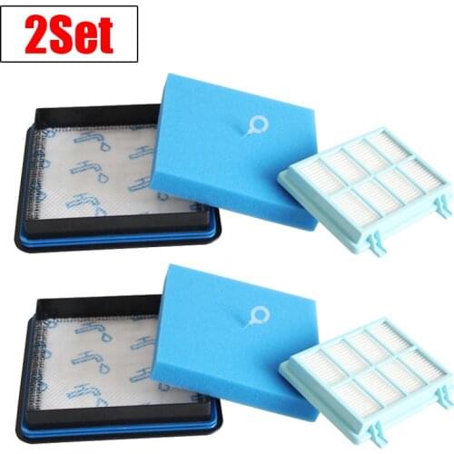 2PCS Motor Hepa Filters for Philips FC8010 FC9331 FC9332 Robot Vacuum Cleaner Replacement Parts Accessories