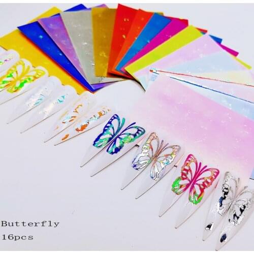 Фольга для дизайна ногтей FUAHTDMZNAIL China At AliExpress