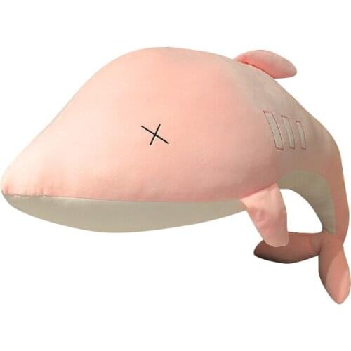 Huggable 2020 New Hot Large Plush Dolphin Toys Stuffed Sea Animal Cute Girls Dolls Soft Sleeping Pillow Christmas Birthday Gift