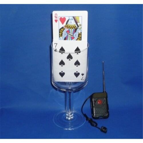 Remote Control Card Rise - Magic Tricks Card Stage Magic Props Illusions Mentalism Gimmick Magician Chosen Card Rising Fun