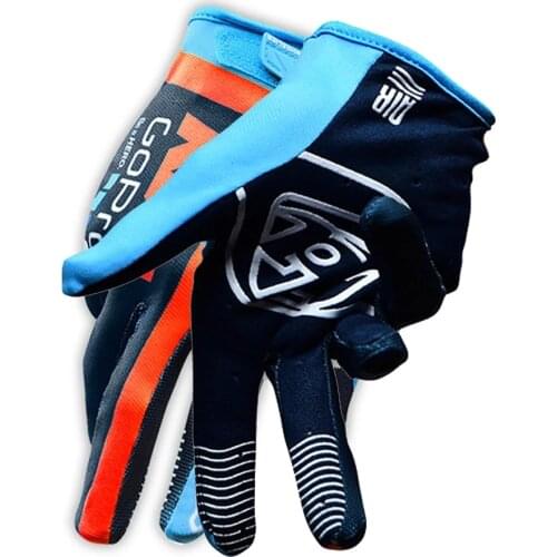 Summer Motorcycle Gloves ATV Team Motocross Gloves For KTM Moto Team Snapback Mtb Mountain Bike MX Blue Glove