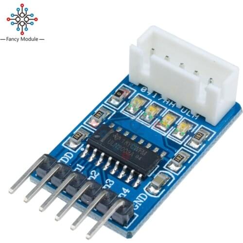 DC 5V Stepping Driving Module ULN2003 4 Channel Indicator DC Motor Driver Module Stepper Motor Driver Board Tester for Arduino