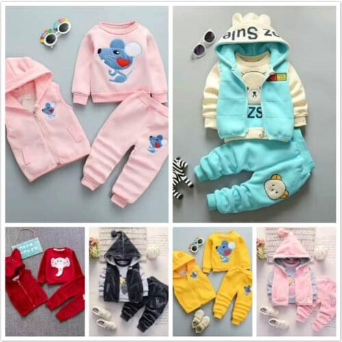 Baby Girl Clothes Winter And Fall Kids Coat Boys Hoodie Vest Spring Outerwear Cardigan Sweatpants Sweatshirt Clothes Suit Outfit