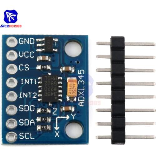 Diymore GY-291 ADXL345 Triple Axis IIC SPI Sensor Module Acceleration Of Gravity Tilt Board for Arduino Replace ADXL335