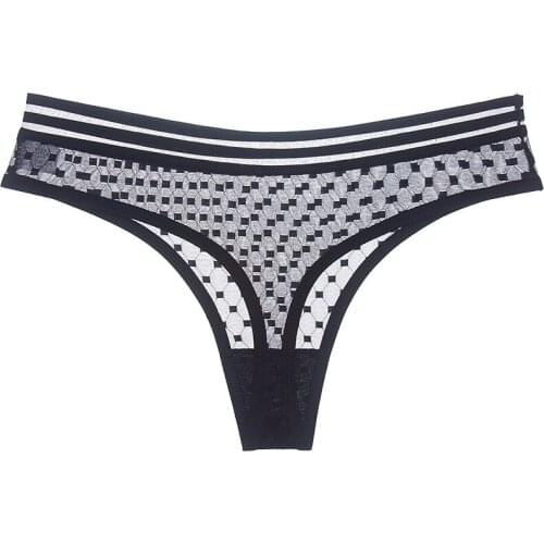 Lattice European Lace Seamless Panties Sex G String Thong Women Sexy Underwear Solid Transparent Panties Hollow Out Lingerie new