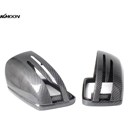 1 Pair Rearview Mirror Cover Carbon Fiber Replacement for Benz E C-Class W212 W204 W221 2009-2013 X204