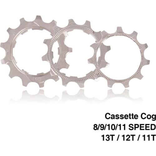 ZTTO 1PCS MTB Road Bike Freewheel Cog 8 9 10 11 Speed 11T 12T 13T Bicycle Cassette Cog Sprockets Accessories For Shimano SRAM