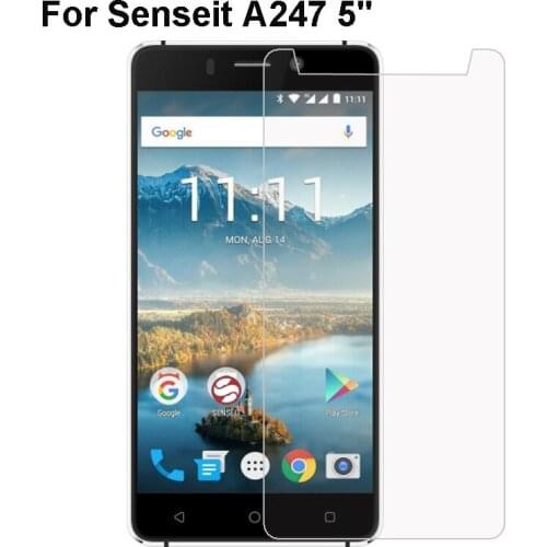 Tempered Glass For Senseit A247 9H 2.5D High Quality Screen Protector For Senseit A247 Phone Glass Film Protective on A 247