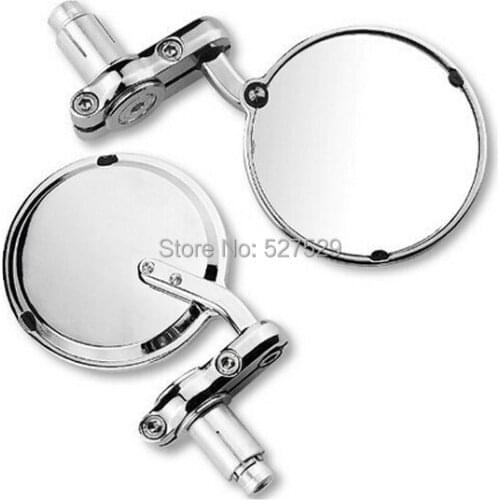 FOLDABLE HANDLE BAR END REARVIEW MIRRORS FOR YAMAHA YZF R1 R6 YZFR1 YZFR6 600