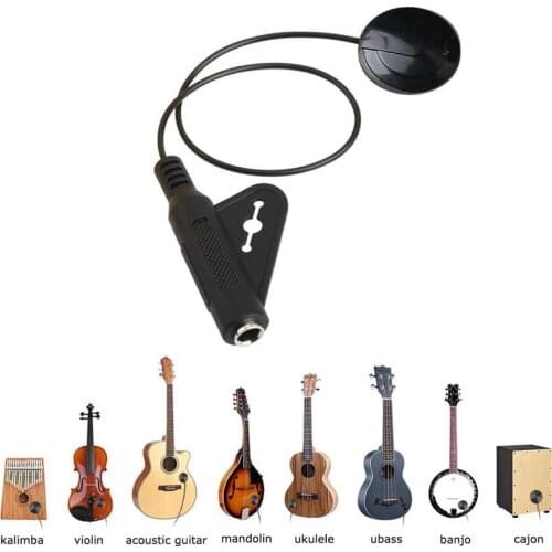 Acoustic Guitar Pickup Piezo Transducer Contact Pickup for Folk Guitar Ukulele Violin Mandolin Banjo Kalimba Harp Accessories