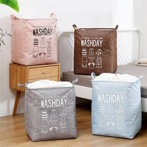 10PCS BIG 75L Folding Laundry Basket Kids Toy Book Storage Basket Sundries Clothes Organizer Storage Box Home Container Barrels