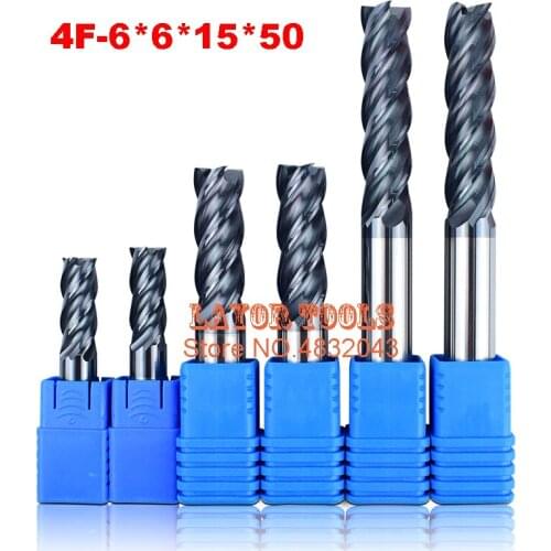 4F-6*6*15*50,HRC50,carbide end mills,Carbide Square Flatted End Mill , the lathe tool,boring bar,cnc,machine