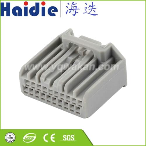 Free shipping 5sets 20pin female auto electric wire harness unsealed plastic plug connector MX34020SF1
