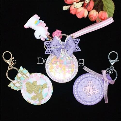 Deguang metal scrapbook DIY embossed paper technology album card hangtag series 3D creative butterfly hangtag 2020 NEW