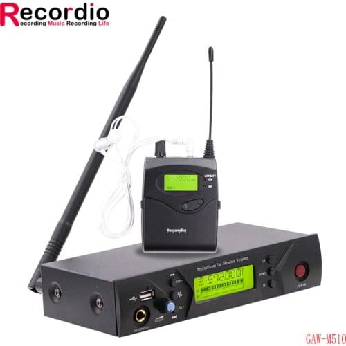 GAW-M510 Professional wireless stage monitor in ear monitor system performance monitor headphones