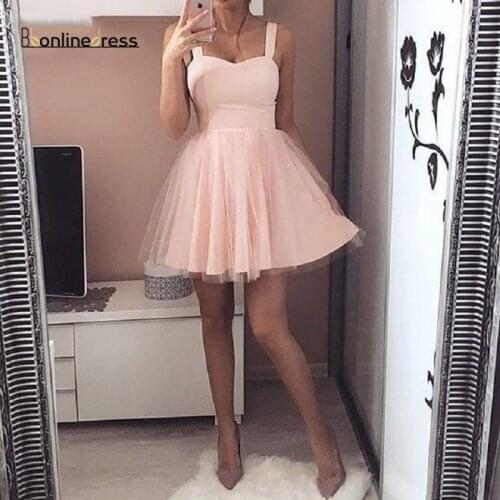 Bbonlinedress Short Homecoming Dresses 2020 Cheap 8th Grade Graduation Dresses for High School junior Cocktail Dress Party Gowns