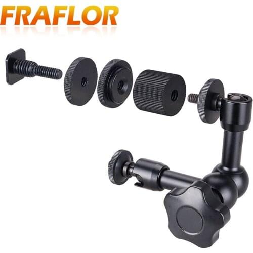 Aluminum Alloy 11 Inch Magic Geek Photography DV Monitor Bracket Magic Arm Photography Light Universal LCD Monitor Metal Clip