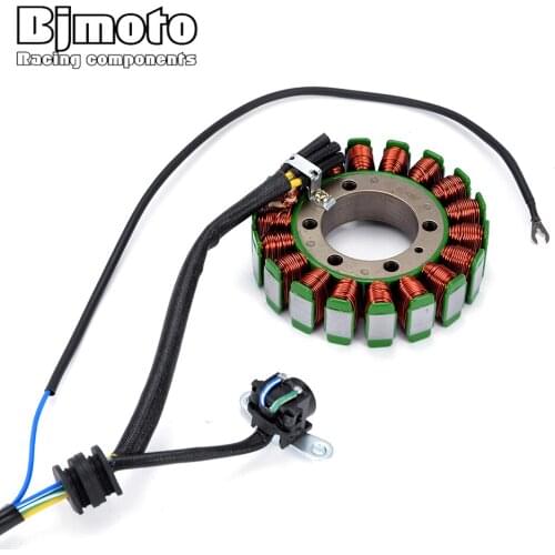 BJMOTO 5VK-81410-00 Motorcycle Generator Stator Coil Comp For Yamaha XT660 XT660R XT660X 2004-2011/2014 MT03 MT-03 06-14