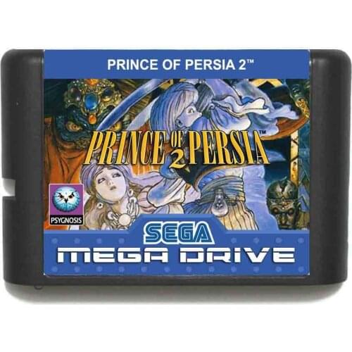 New Arrival Prince of Persia 2 MD 16 bit Game Card For Sega Mega Drive For Genesis