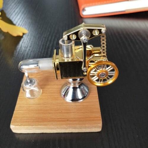 Stirling alcohol engine model balance generator external combustion engine small engine handicraft