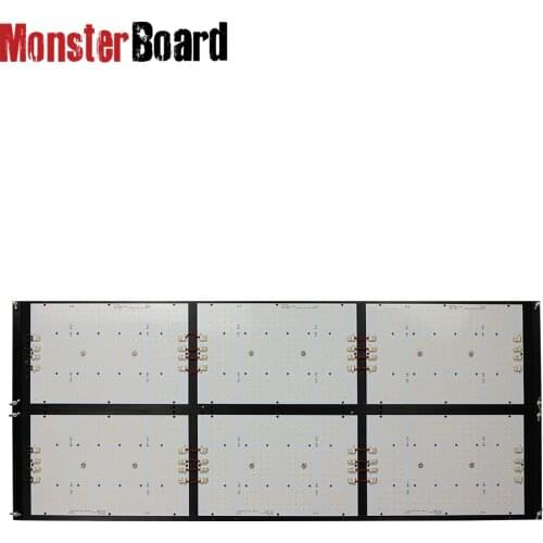 Led grow light Geeklight 3000k cree 660nm 600w monster board grow lg uv cree ir switches samsung lm301h waterproof wires