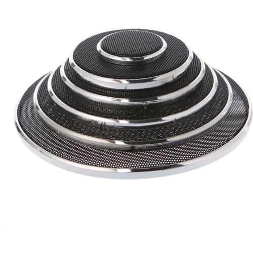Yuanmaoao Speaker Steel Mesh Round Grill Protective Cover 1/2/3/4/5/6 Inch 2 Pcs