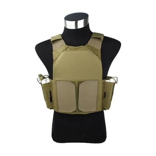 TMC Plate Carrier Tactical Training Protective vest Khaki TMC2691