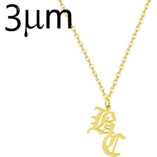 3UMeter Custom Necklace Stainless Necklace Personalize Choker Pendant Fascinating Name Necklace Collier Ras Du Cou for Women
