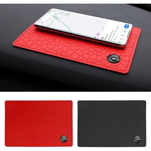 1Pcs Car Non-Slip Storage Mat Pads Silicone For Opel OPC Astra Corsa Insignia Vectra Mokka Zafira Interior Dashboard Accessories