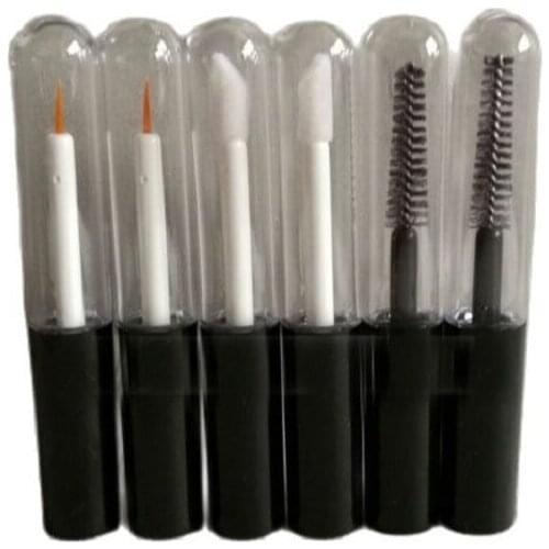 4ML 50pcs/lot Inverted Cosmetic Container, Top Quality Makeup Container Black n Clear Empty Mascara Tube, Round Eyeliner Bottle